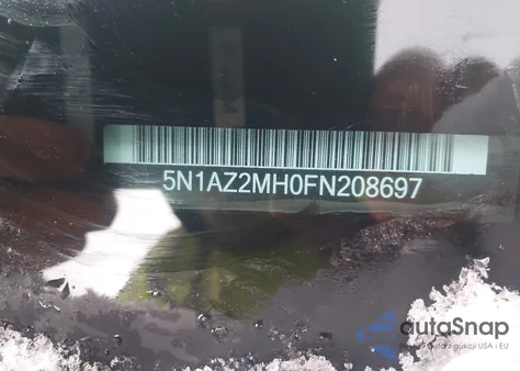 2015 Nissan Murano Sl from USA, damaged, VIN 5N1AZ2MH0FN208697